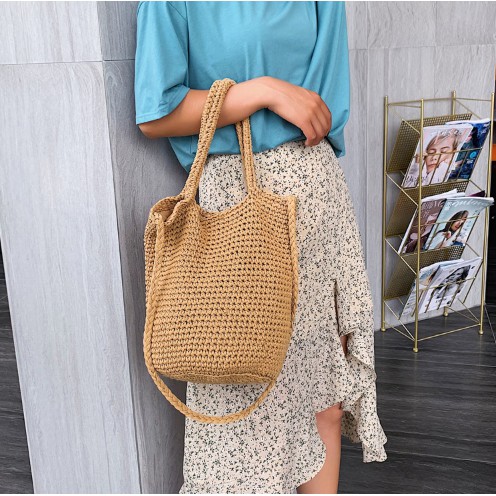 Túi đeo chéo đan lát phong cách cổ điển thời trang cho nữ