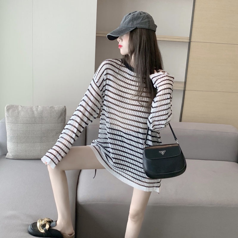 NRVP Áo Sweater Nữ Dài Tay Phong Cách Hàn Quốc 2023