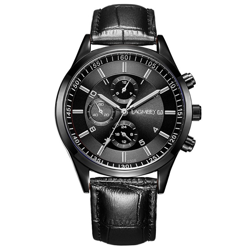 Đồng Hồ Nam Lagmeey 5308 Dây Da