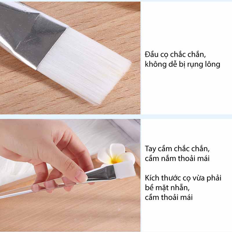 ❌COMBO 2 ❌ Cọ quét mặt nạ - chổi quét cán trong - sợi cọ mềm mịn tiện dụng 88286 SHOP BUÔN 88
