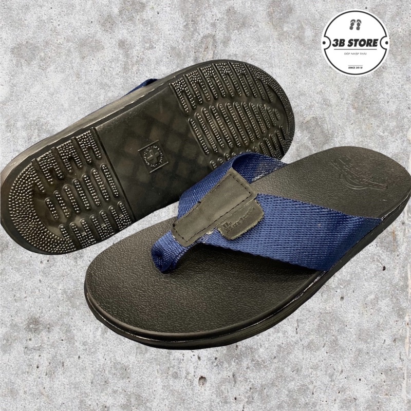 Dép kẹp nam, dép xỏ ngón ⚡️FREESHIP⚡️Dr.Martens Cao Cấp, Siêu Êm Bền FULLBOX (Quai Xanh)
