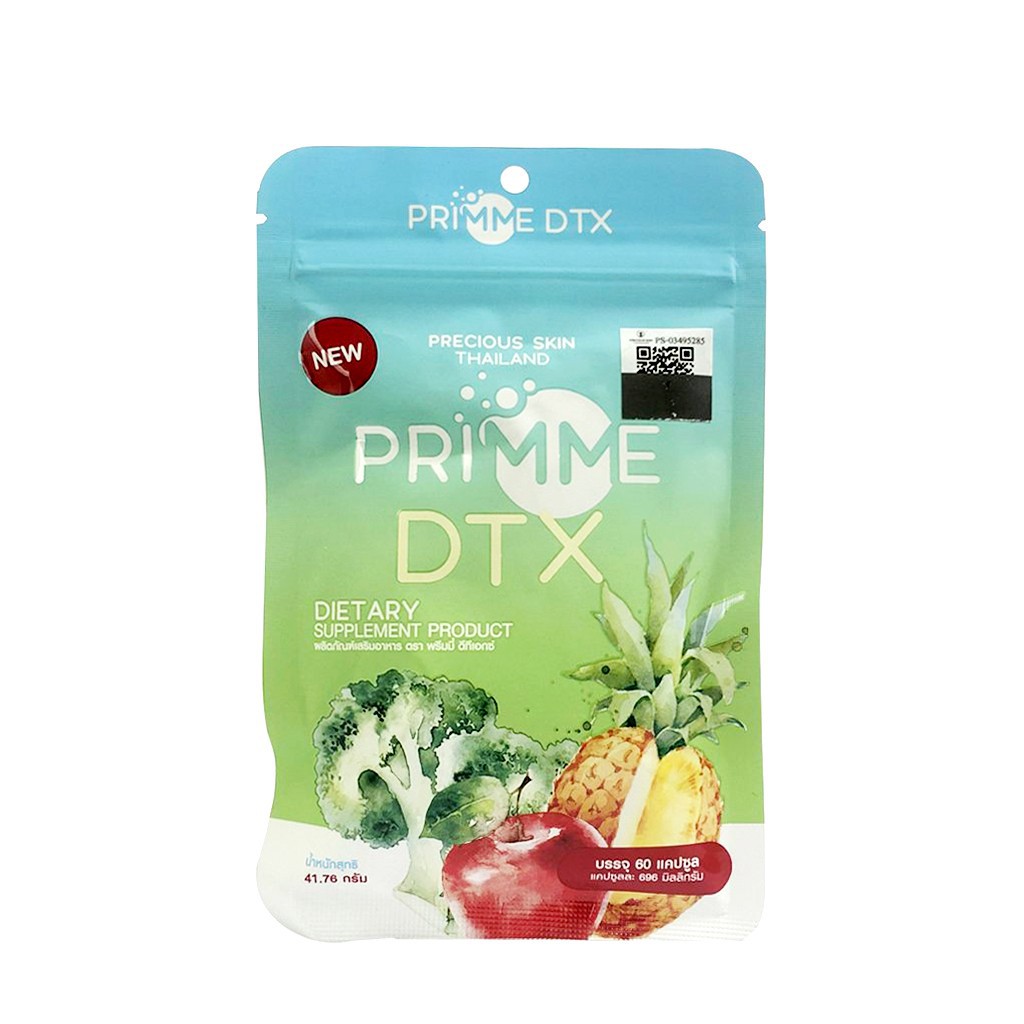 Primme Detox - Viên uống khử mỡ rau xanh 60 viên ( Hàng chính hãng 100% )