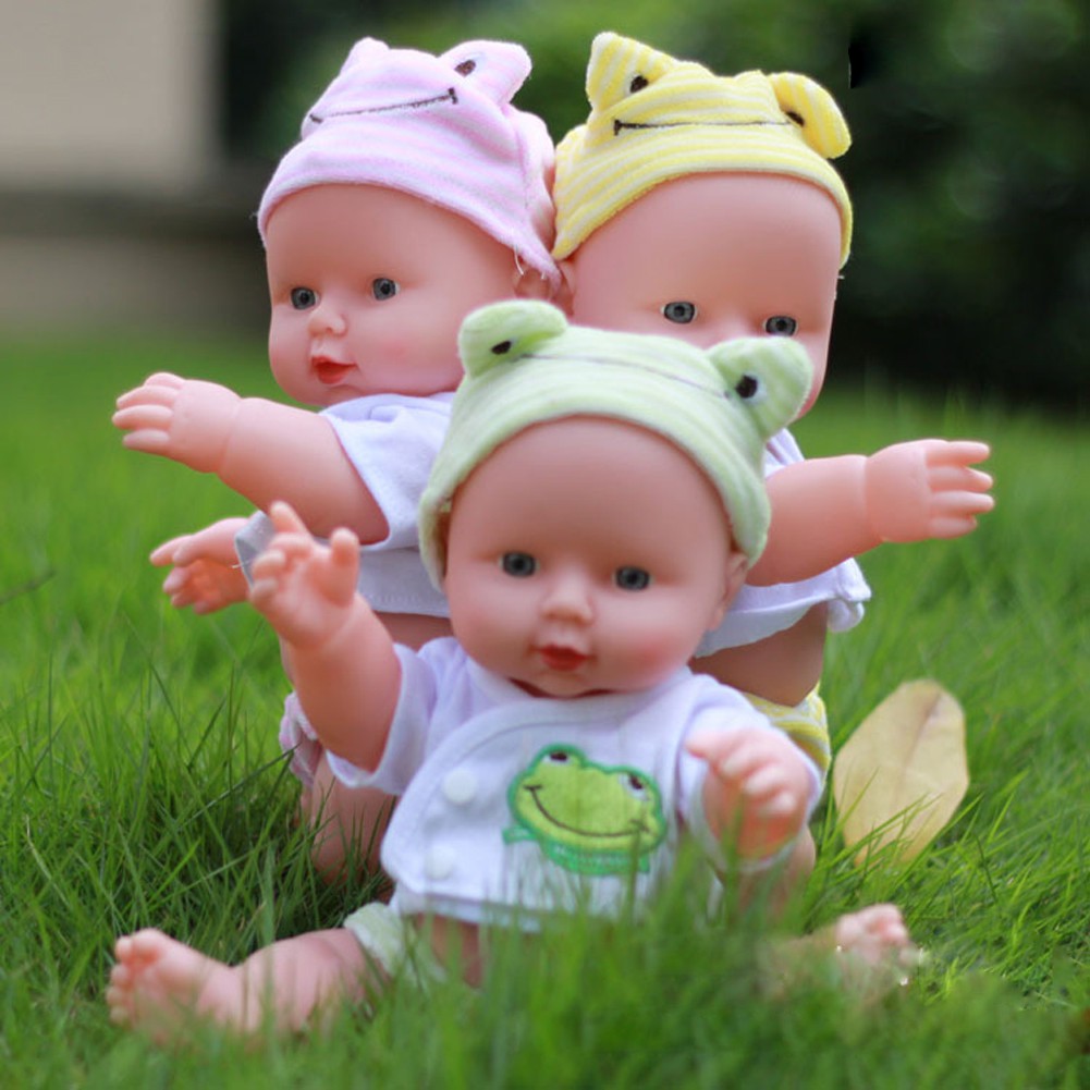 Mô hình em bé sơ sinh xinh xắn bằng nhựa kích thước 30cm