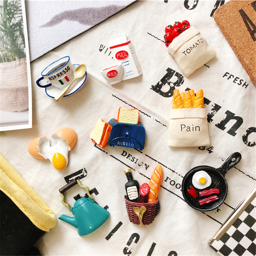 Nam Châm Gắn Tủ Lạnh Trang Trí Hình Bánh Ngộ Nghĩnh Đa Dạng