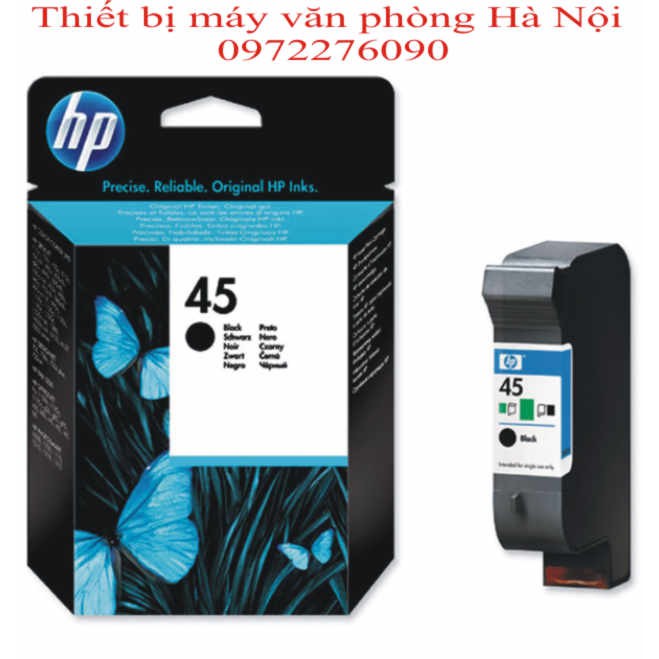 Mực in HP 45 ( 51645A ) black - hộp đôi - chính hãng HP