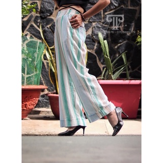 Quần linen sọc 9 tấc ống rộng big_size (50-80kg