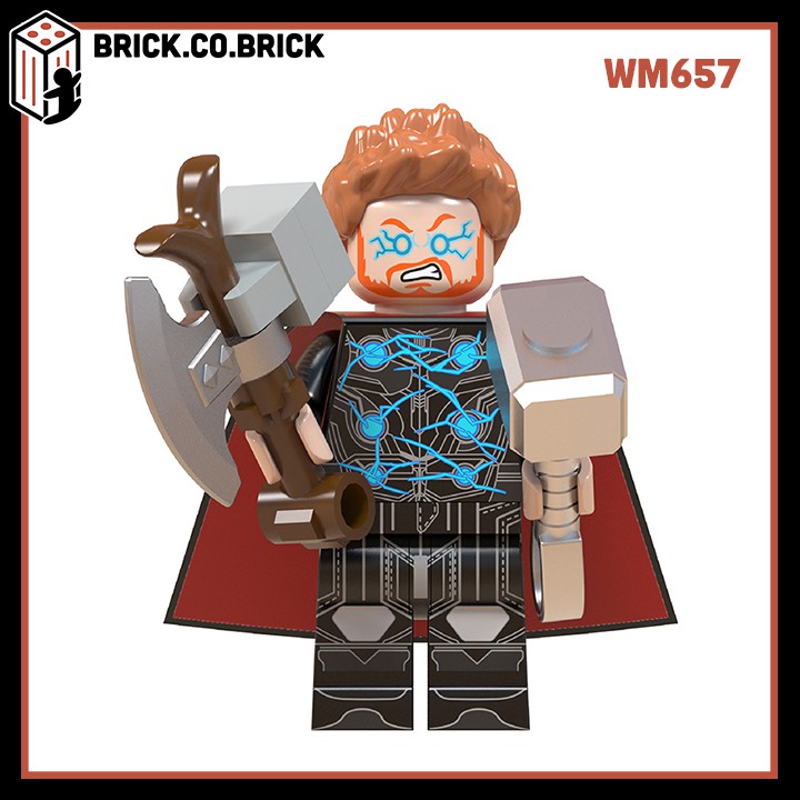 Captain Thor Hawkeye Nebula War Machine Black Widow Đồ Chơi Lắp Ráp Avengers 4 Endgame Non LEGO WM6056