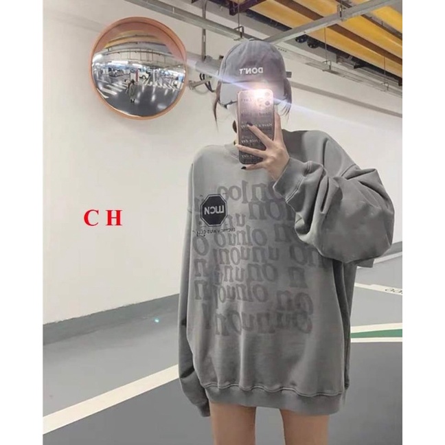 Áo sweats nỉ cotton luôn CH12