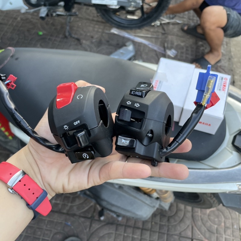Cặp Cùm Công tắc Ex150 2019 Chính hãng