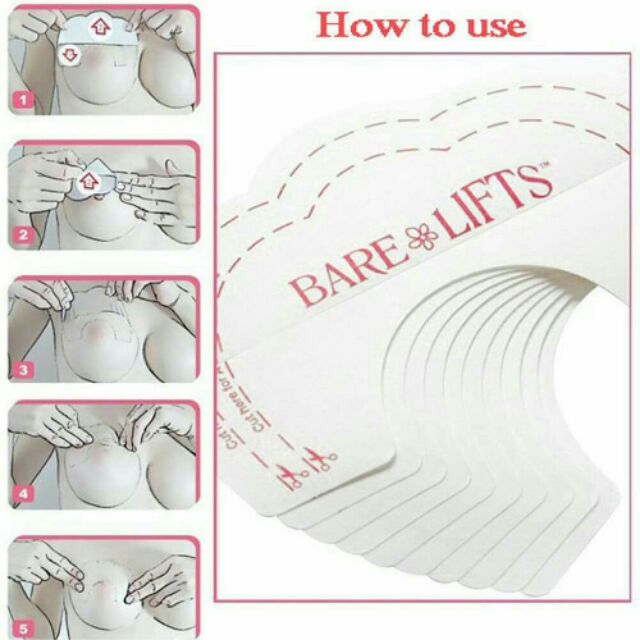 Set 10 miếng dán nâng ngực