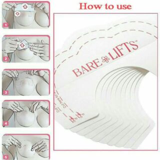 Set 10 miếng dán nâng ngực