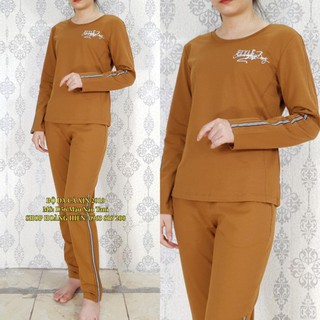 Độ Bộ Thun Nữ Hàng Thu Đông Nữ Mã D56 HOT [ẢNH THẬT]