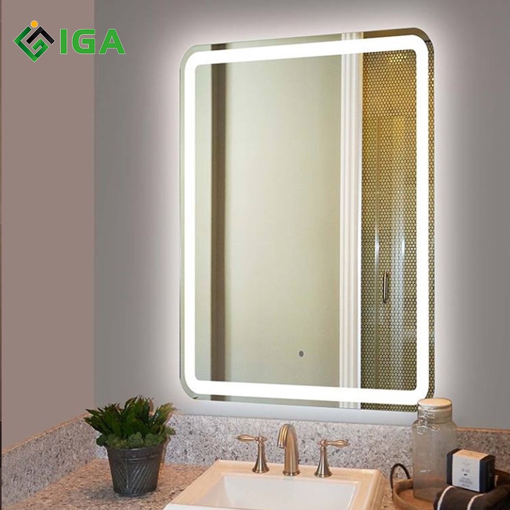 Gương Bàn Trang Điểm IGA Viền Led Mirror T Phong Cách Hàn Quốc - GN20/GN21/GN22/GN23