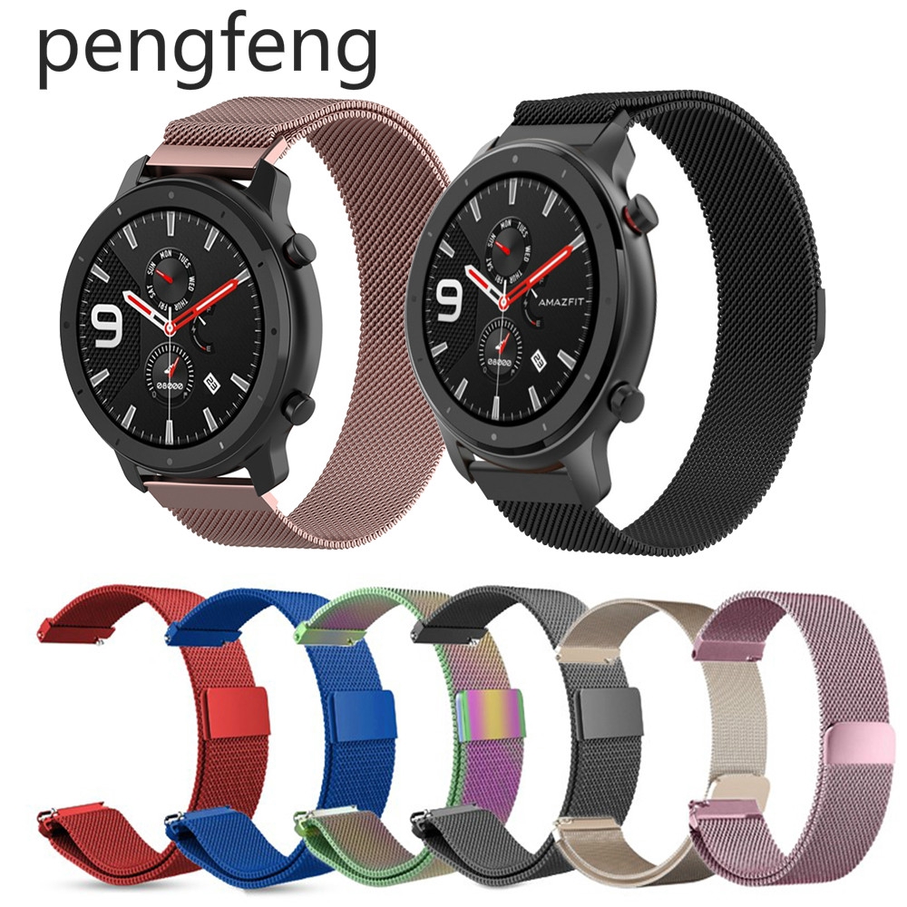 Dây Đeo Inox Milanese Cho Đồng Hồ Thông Minh Xiaomi Amazfit GTR 3 / 3Pro / GTR 2 / 2e / 2eSIM / GTR 47mm 42mm