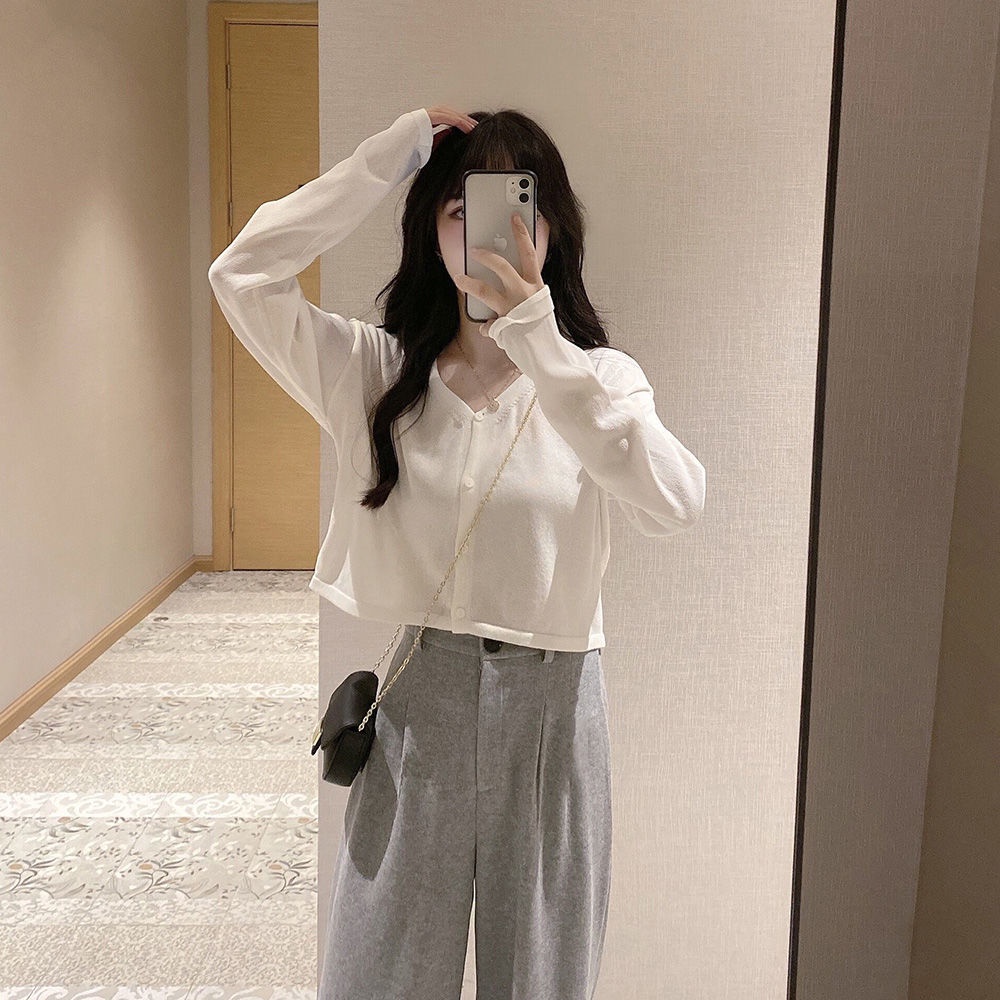 Set quần ống rộng + áo kiểu trẻ trung thanh lịch thời trang dành cho nữ