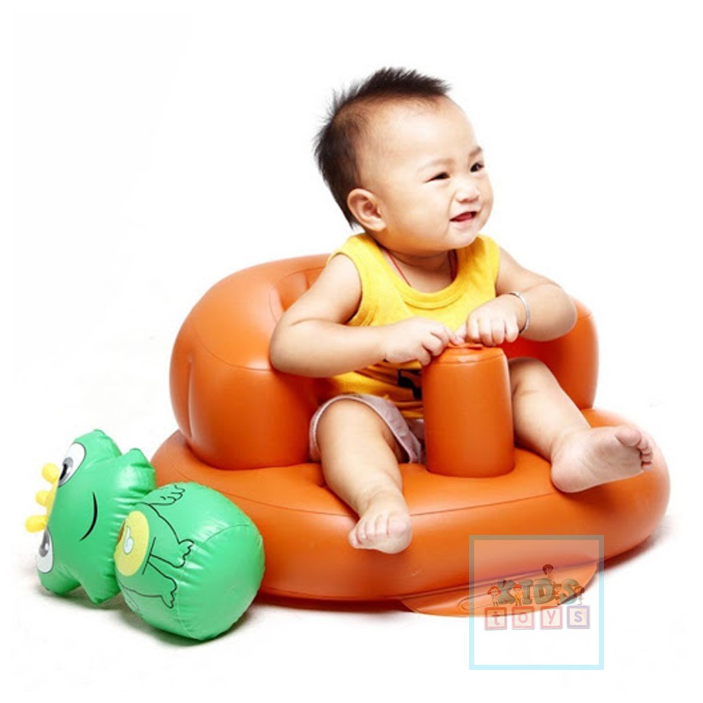 Ghế tập ngồi cho bé, ghế bơm hơi cực kì êm ái và thoải mái cho bé