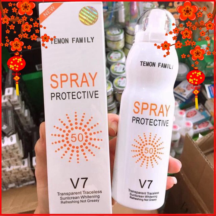 [ HOT ] KEM CHỐNG NẮNG DẠNG XỊT SPRAY PROTECTIVE V7 180ml