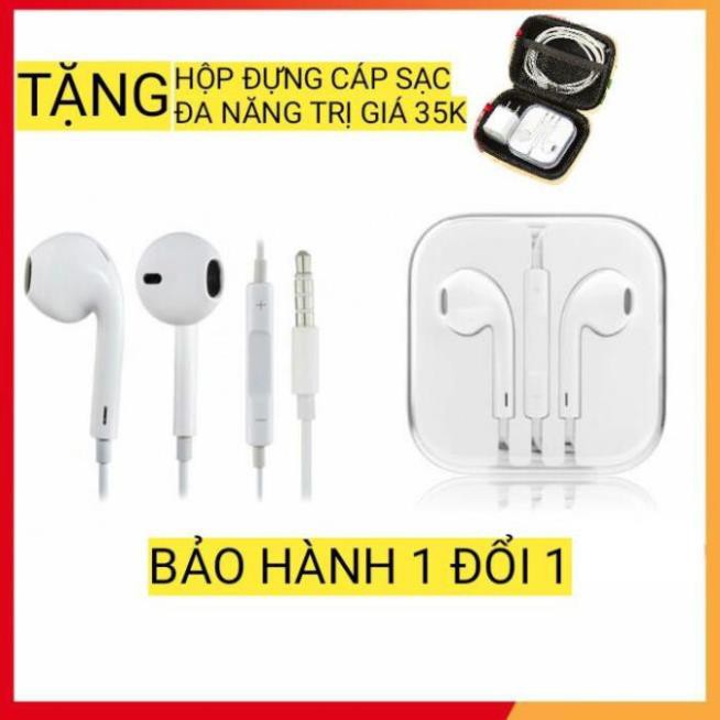 [𝑸𝒖𝒂̀ 𝑻𝒂̣̆𝒏𝒈 𝑪𝒉𝒊̉ 3 𝑵𝒈𝒂̀𝒚] Tai Nghe lPhone 6/6𝒔 hàng chất lượng bảo hành 12 tháng tương thích với các dòng máy 5/6/6s/6P