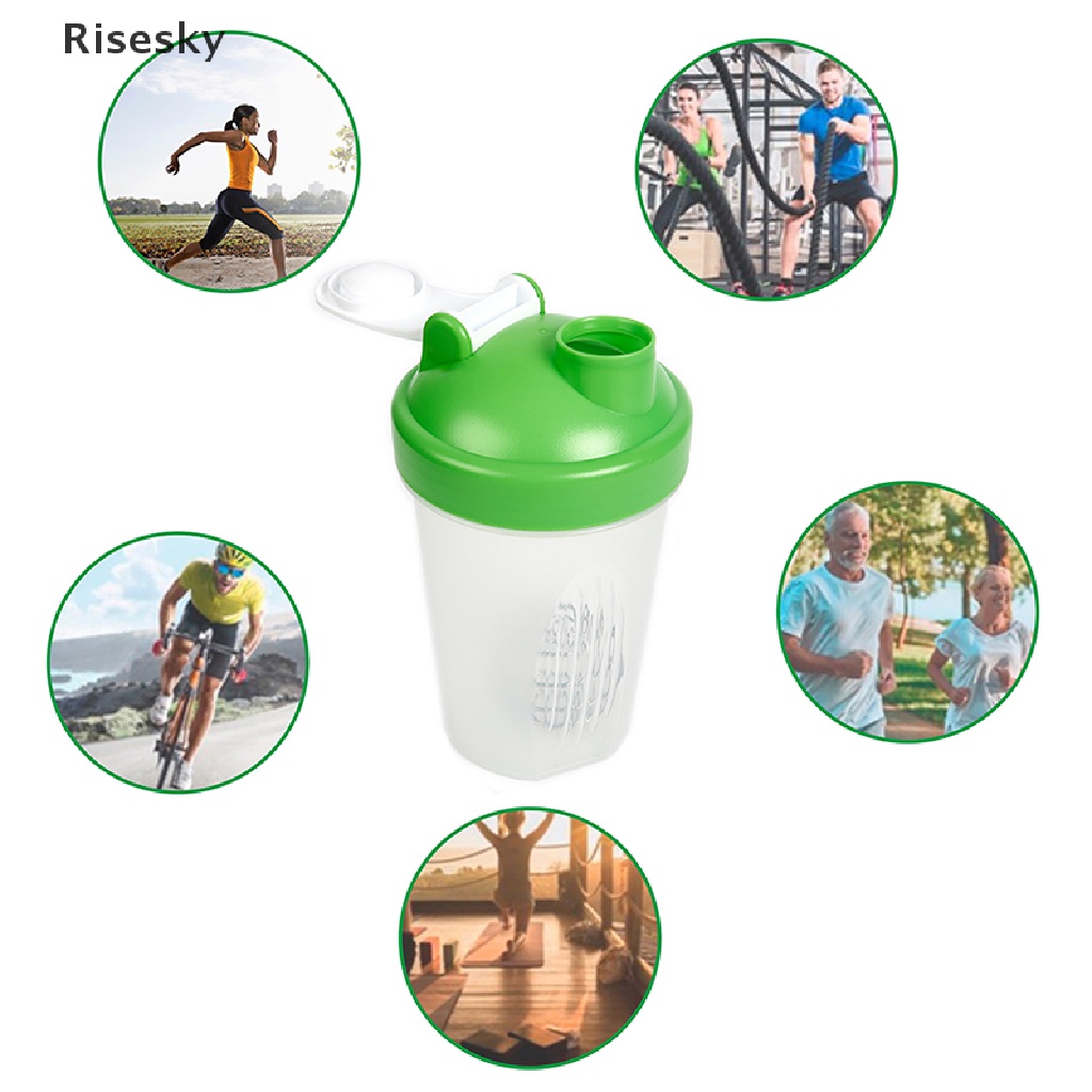 Bình Lắc protein 400ml Kèm Que Khuấy Mới