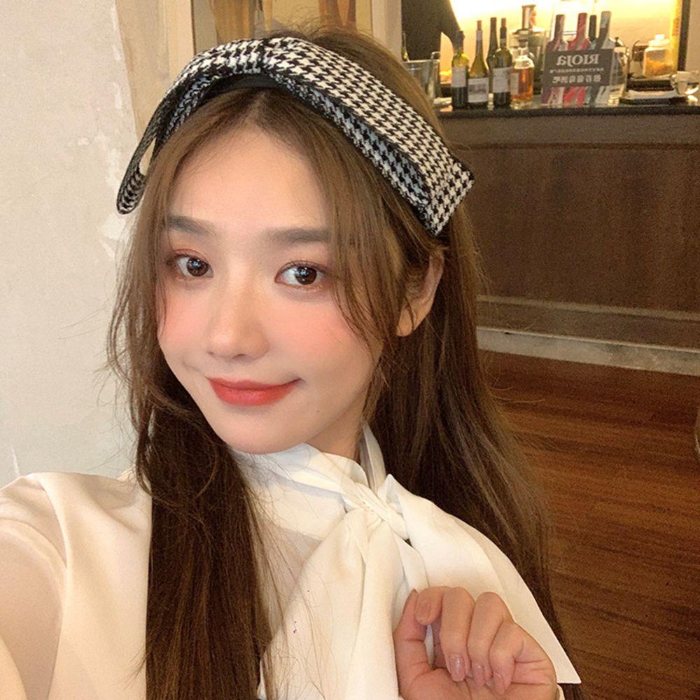 NICKOLAS Băng Đô Nơ Cài Tóc Rửa Mặt Trang Điểm Đơn Giản Tinh Tế Hợp Thời Trang Cho Nữ