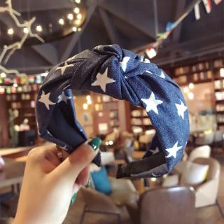 Băng Đô Vải Denim Thời Trang Hàn Quốc