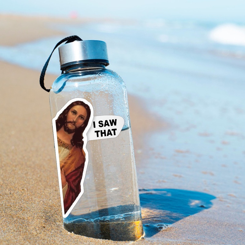 Sticker SUN Jesus I Saw That Christian Faith Dán Trang Trí Xe Hơi DIY Tùy Chỉnh S L