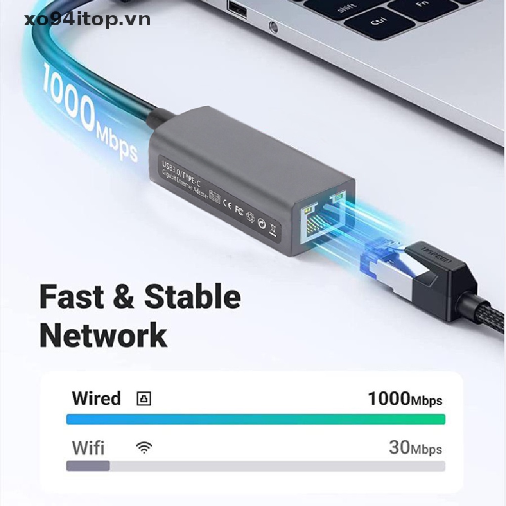 Card Mạng LAN RJ45 1000Mbps Cho Máy Chơi Game Nintendo Switch Laptop