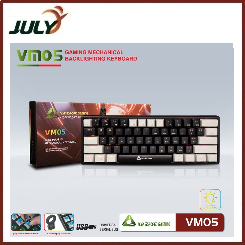 Bàn Phím Cơ VSP VM05 ESPORT GAMING