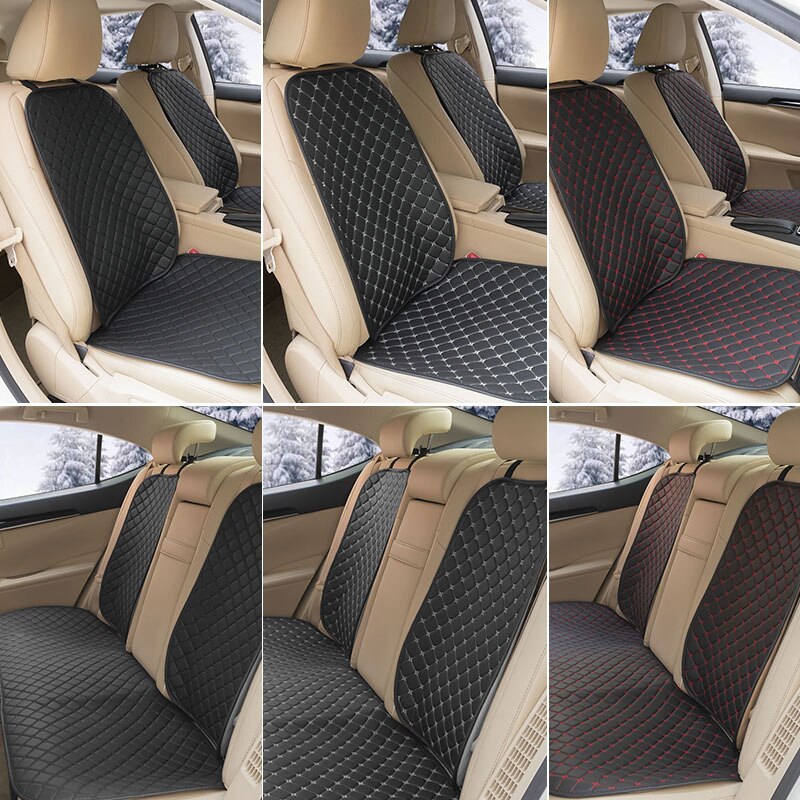 Đệm bọc ghế xe hơi SEAMETAL phía trước/ phía sau bằng da đa năng tiện lợi