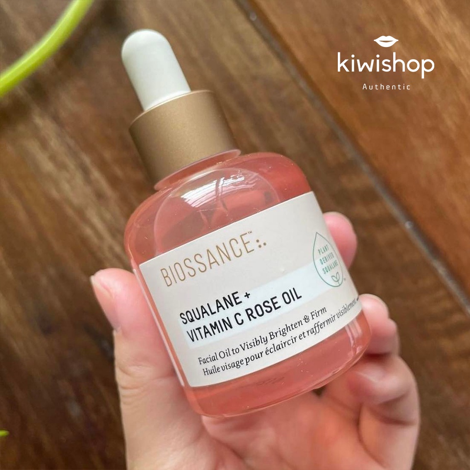 Dầu dưỡng Biossance Squalane + Vitamin C Rose Oil 12ml, 30ml