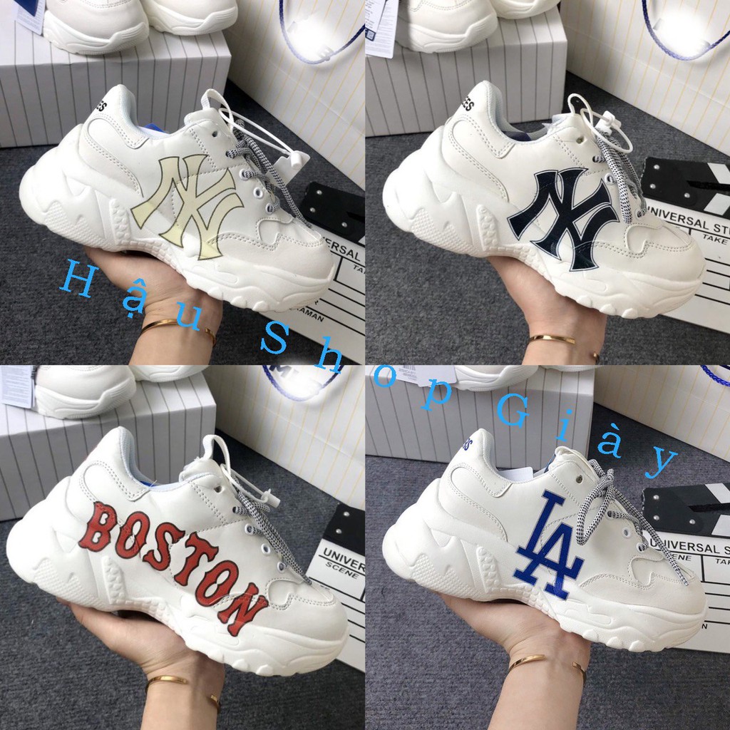 ✅[ Full Box + Bill ] Giày 𝐌𝐋𝐁 Boston N.Y Sneakers Hàn Quốc tăng chiều cao Nam Nữ Hot Hit 2020 Bản Đẹp