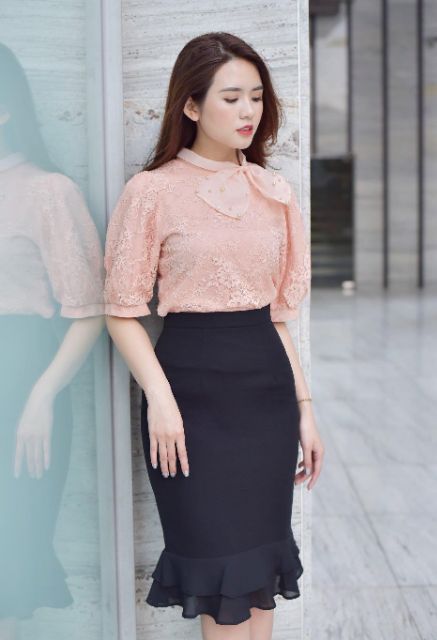 Chân váy công sở nữ vnxk, chất umi hàn, dáng đuôi cá, phù hợp đi làm, đi chơi,dự tiệc | BigBuy360 - bigbuy360.vn