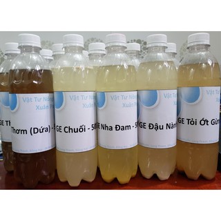GE Chai 500ml - Phân bón hữu cơ (GE Thơm - GE Dứa - GE Chuối - GE Nha Đam - GE Đậu Nành - GE Tỏi Ớt Gừng - GE Gừng)