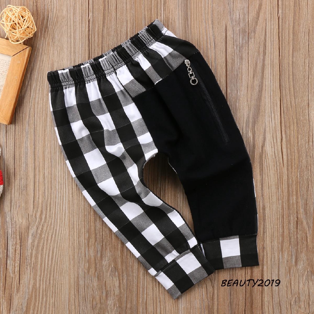 Quần Harem Lưng Thun Sọc Caro Cho Bé Trai (1-6 Tuổi) | BigBuy360 - bigbuy360.vn