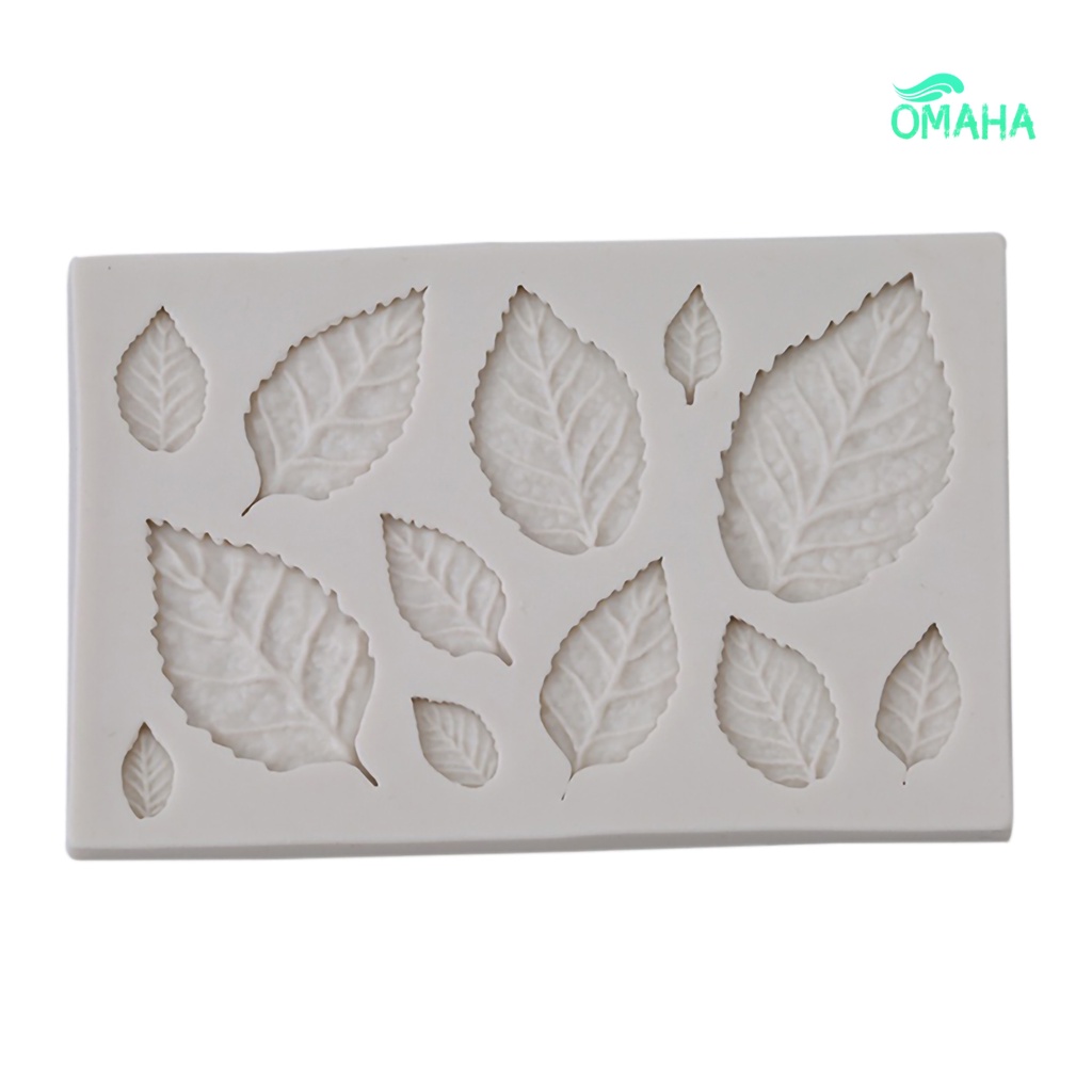 Khuôn Silicone Làm Bánh Hình Chiếc Lá Cách Nhiệt Tiện Dụng DIY
