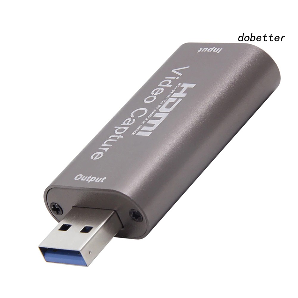 DOH_HDMI to USB 3.0 Audio Video Capture Card Game Recording Box Transcribe Tools