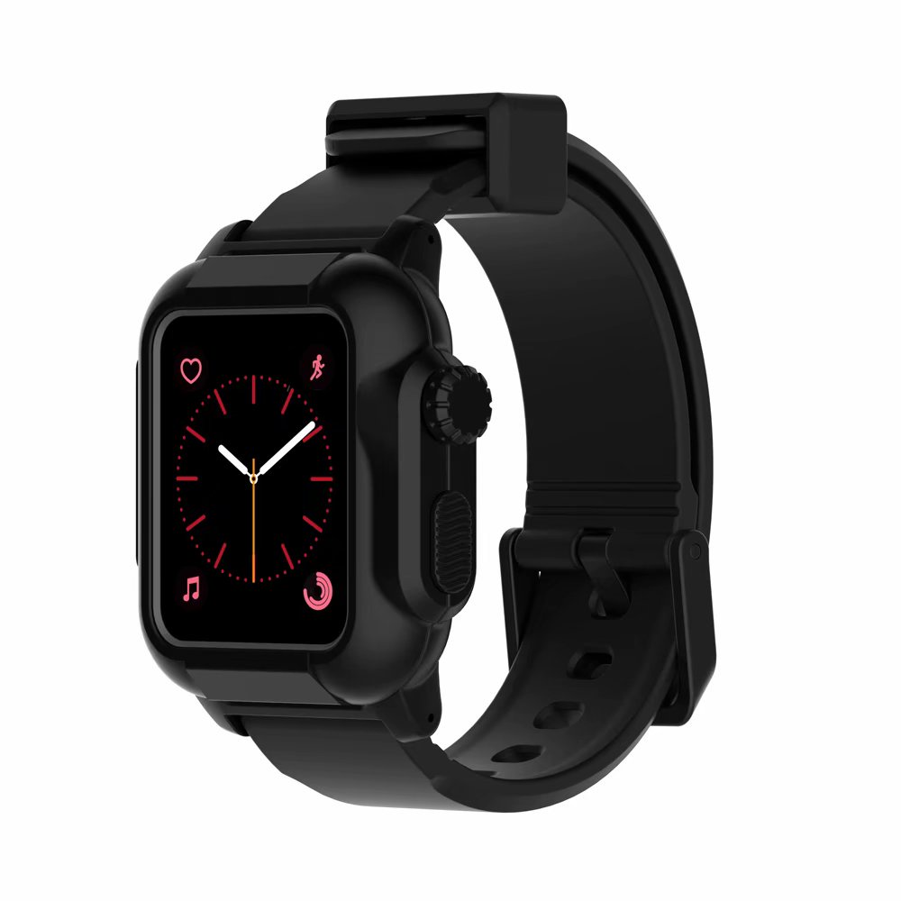 Ốp bảo vệ mặt đồng hồ chống nước màu dạ quang thích hợp cho Apple Watch 5 4 3 Se 6 44mm 40mm 42mm