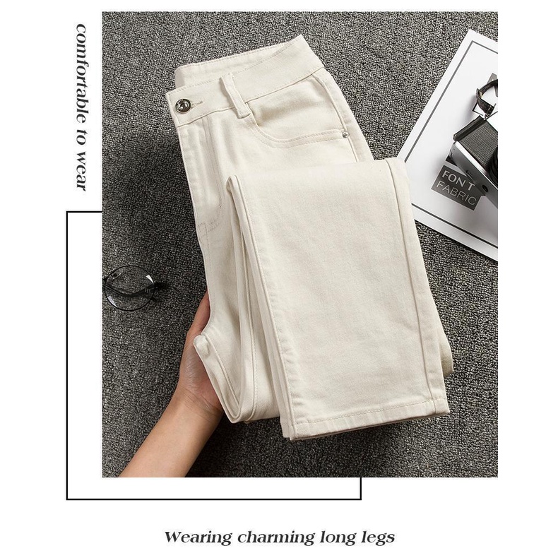 Quần Jean Dài Ống Rộng Lưng Cao Phong Cách Hàn Quốc Thời Trang Mới Cho Nữ 2022