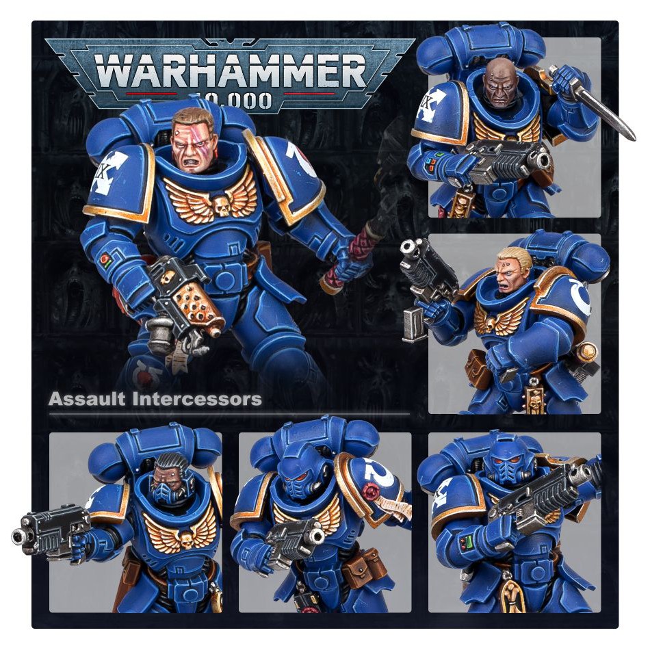 Mô hình nhân vật Warhammer Space Marines Assault Intercessors