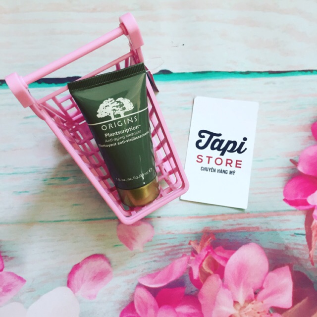 Sữa rửa mặt Origins Plantscription Anti-aging cleanser