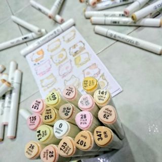 Set bút marker Touch Soft Head - Skin Tone