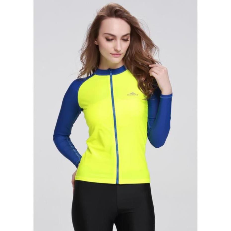 LẺ ÁO BƠI NỮ DÀI TAY KÉO KHÓA thun lạnh dày đẹp hàng SBART 👙 sexy  ཾ '  ཾ ་ xịn | BigBuy360 - bigbuy360.vn