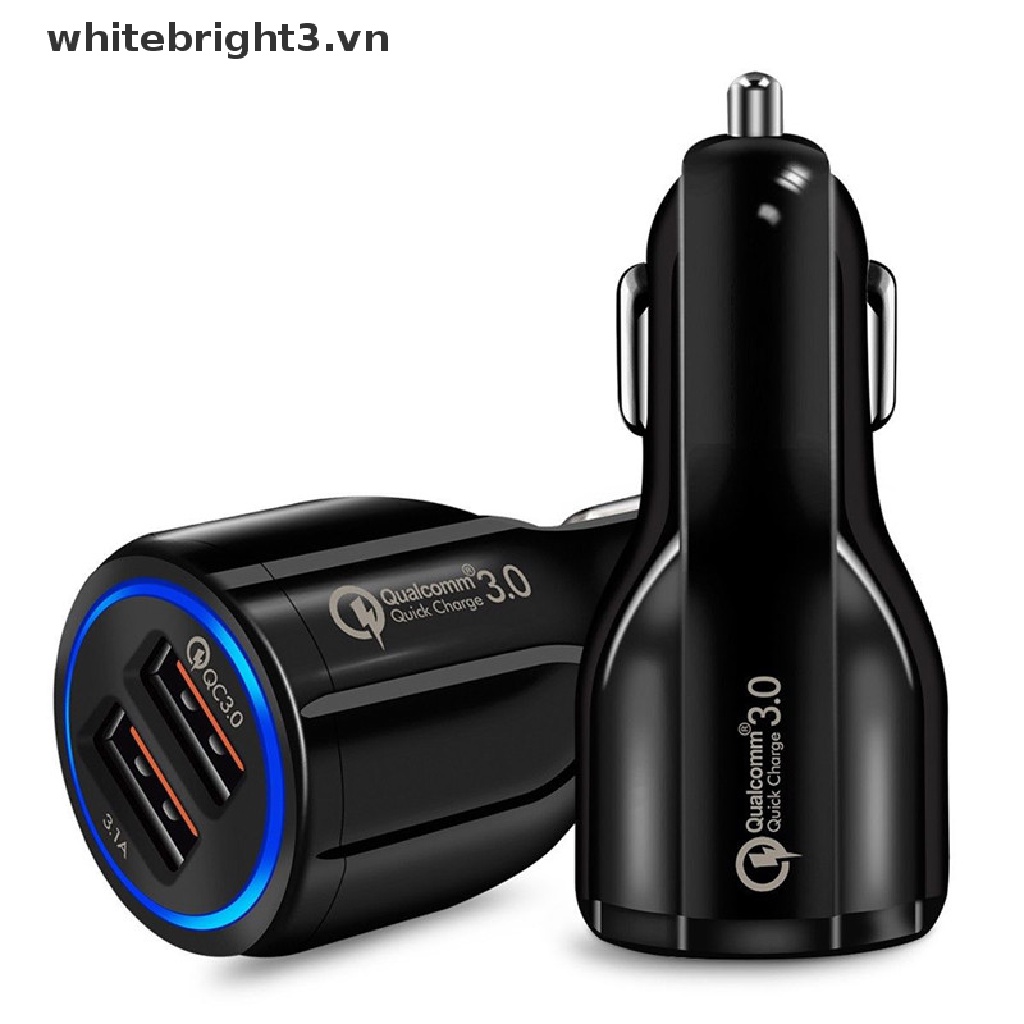 ^ Hàng Có Sẵn ^ Củ Sạc Nhanh 2 Cổng USB Qualcomm QC3.0
