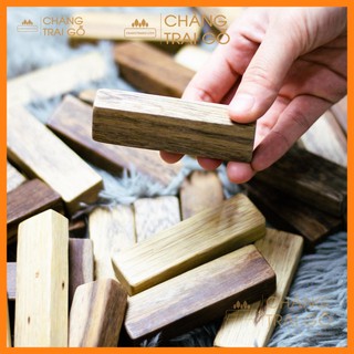 Thanh gỗ domino, thanh rút gỗ loại gỗ xịn, cao cấp nặng tay - đồ chơi giáo dục cho bé chàng trai gỗ