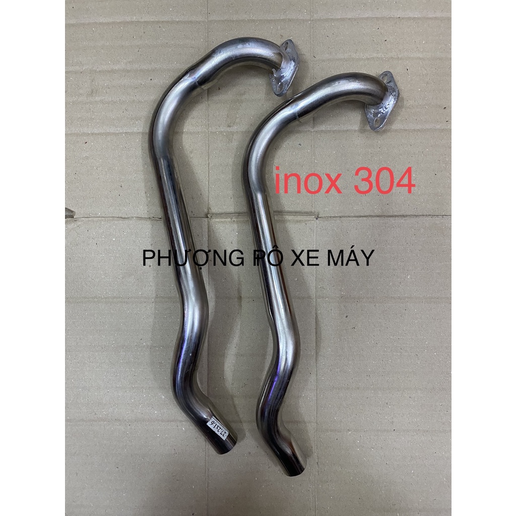 Cổ pô inox 201 và 304 gắn pô zin cho PCX Thái