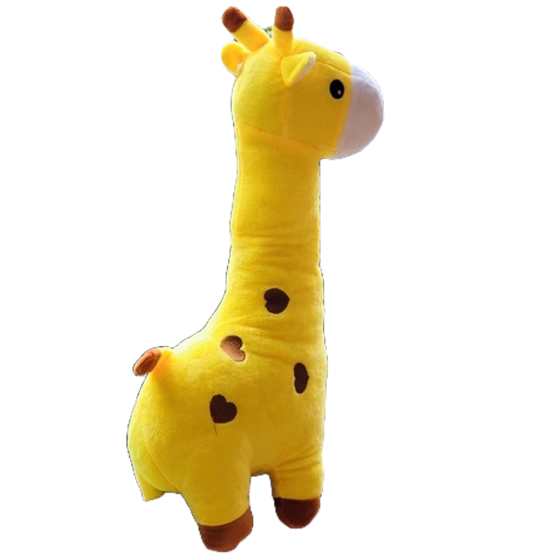 Thú gấu nhồi bông Hươu cao cổ, gối ôm cho bé an toàn siêu mềm mịn dài 50cm.SANBEO.VN