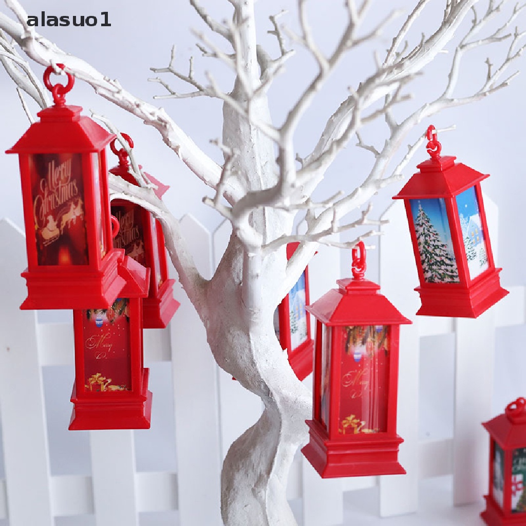 [alasuo1] Đèn Lồng LED Mini Trang Trí Giáng Sinh Năm Mới 2023