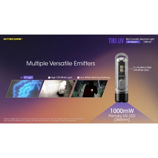 NITECORE TIKI UV multi-purpose UV flashlight, micro USB charging