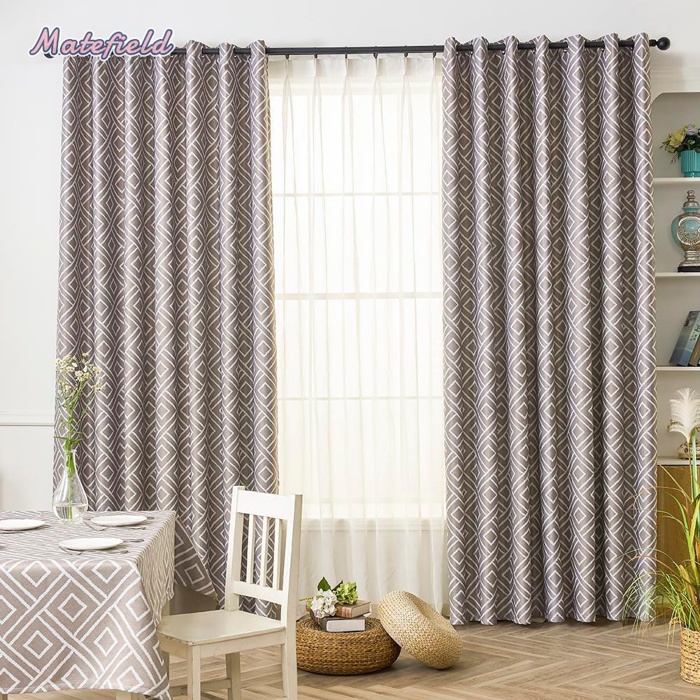 rèm cửa sổ Polyester Họa Tiết Lưới 1x2.5m