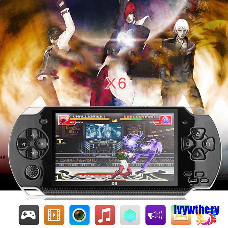 Máy Chơi Game Cầm Tay X6 8g 32 Bit 4.3 "Psp 10000 Trò